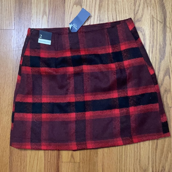 Abercrombie & Fitch Plaid mini skirt size S (26) - Picture 2 of 7